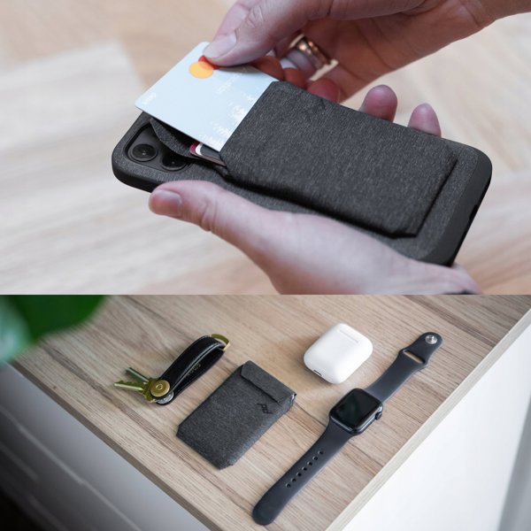 Peak Design Peak Design Mobile Wallet Slim - Μαγνητικό Πορτοφόλι Λεπτό Για Τηλέφωνο - Γκριζοπράσινο