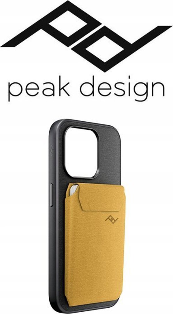 Peak Design Peak Design Mobile Wallet Slim - Μαγνητικό Πορτοφόλι για Κινητό - Κίτρινο