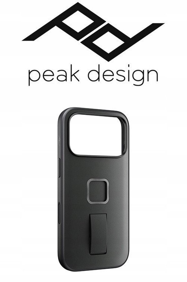 Peak Design Mobile Everyday Clarino Loop Case iPhone 17 Pro Black - μαύρο