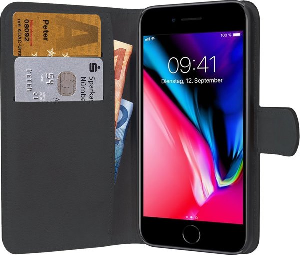 Pedea PEDEA Book Classic για iPhone 7/8/SE 20/ SE 22, μαύρο