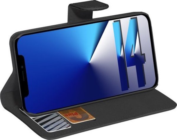 Pedea PEDEA Βιβλιοθήκη Κλασική Θήκη για iPhone 14 Pro Max, μαύρο