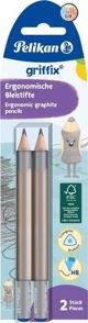 Pelikan Τρίγωνο μολύβι Jumbo Griffix HB 2 τεμ PELIKAN