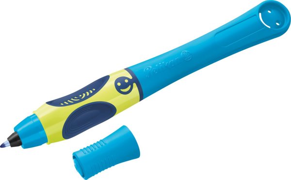 Pelikan Griffix Στυλό Μελάνης για Δεξιόχειρες, Neon Fresh Blue, σε Πτυσσόμενο Κουτί