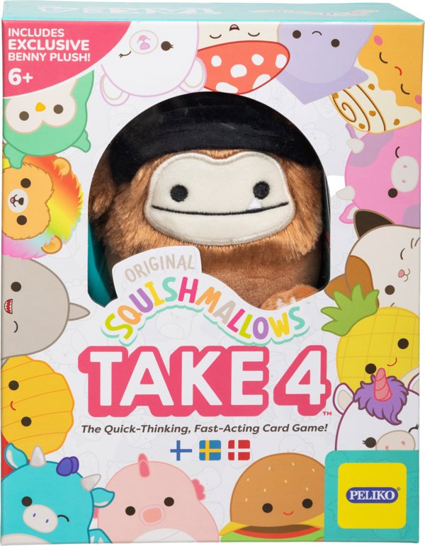 Παιχνίδι καρτών Peliko Squishmallows Take 4