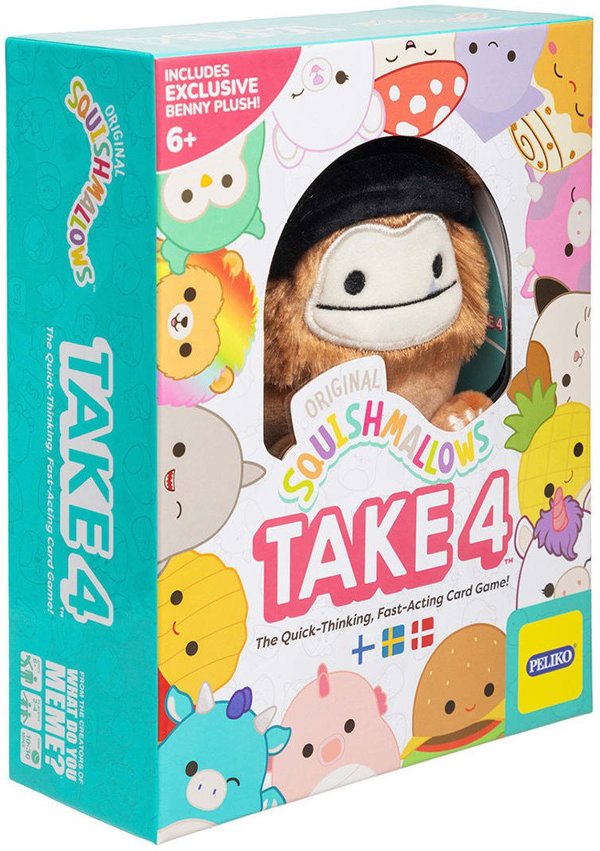Παιχνίδι καρτών Peliko Squishmallows Take 4