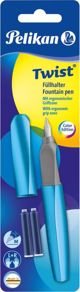 Pelikan Πένα Twist P457 M Frosted Blue+2φυσίγγια bl