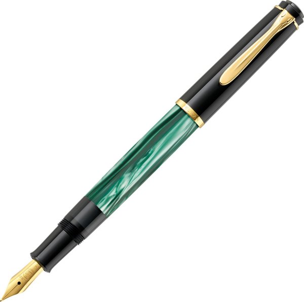 Pelikan Pelikan 994103 στυλό με ενσωματωμένο σύστημα πλήρωσης Μαύρο, Χρυσό, Πράσινο, Μαρμάρινο χρώμα 1 τεμ.