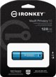 Kingston IronKey Vault Privacy 50 USB Flash Drive, 128GB, Hardware Encrypted, FIPS 197 Certified, XTS-AES 256-bit
