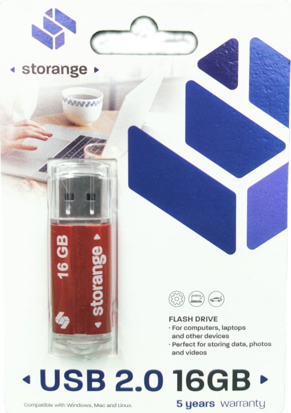 Αποθηκευτικός χώρος Pendrive 16 GB (STP34)