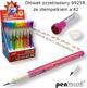 Penword Μολύβι 9925R με Σφραγίδα Ρολό, Σκληρότητα HB, Ανταλλακτικό Ένθετο, Πολύχρωμο