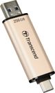 Transcend JetFlash 930C USB Flash Drive 256GB, USB 3.2 Gen 1, Dual Connector Type-A & Type-C, έως 420 MB/s, Ασημί