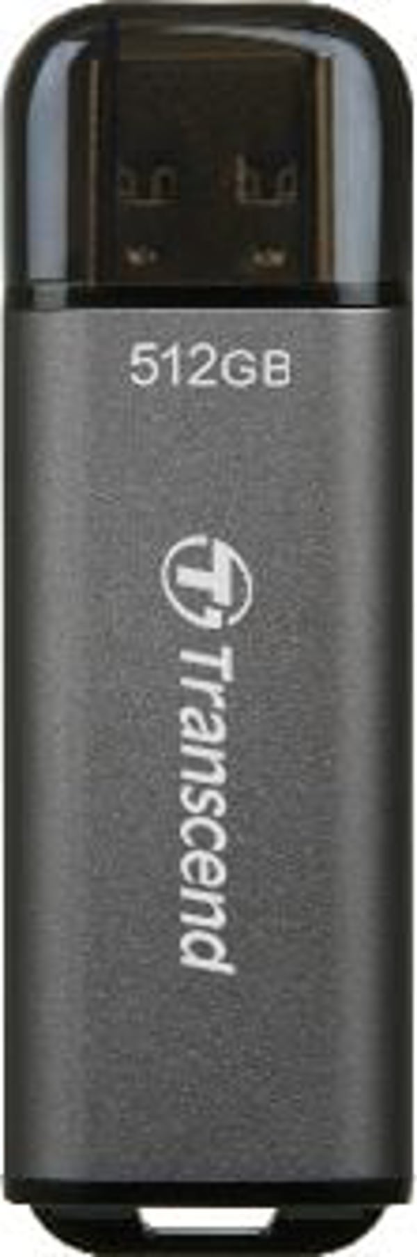 Transcend JetFlash 920 USB Flash Drive, 512GB, Ταχύτητα Ανάγνωσης 420MB/s, Αλουμίνιο, Γκρι