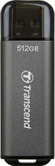 Transcend JetFlash 920 USB Flash Drive, 512GB, Ταχύτητα Ανάγνωσης 420MB/s, Αλουμίνιο, Γκρι