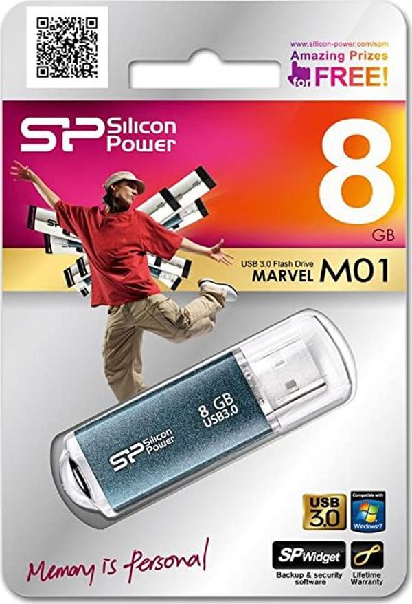 Pendrive Silicon Power Marvel M01, 8 GB (SP008GBUF3M01V1B)