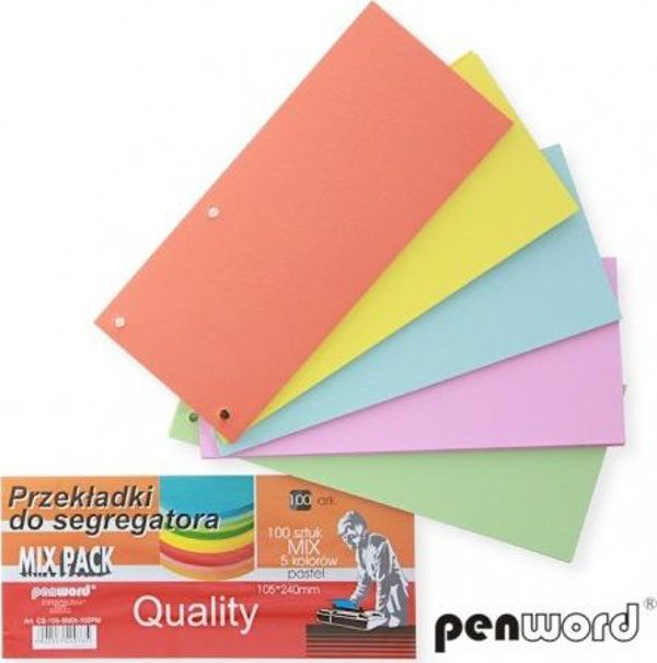 Penword Ένθετα SEG.MIX Pastel DC105-5MIX-100, 100τμχ