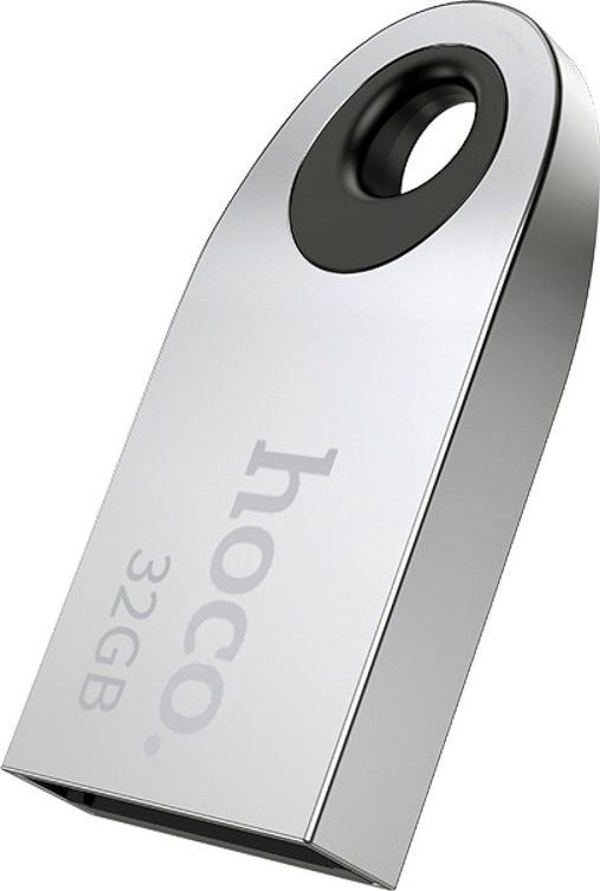 Hoco Pendrive Insightful UD9, 32GB, USB Flash Drive, Ασημί