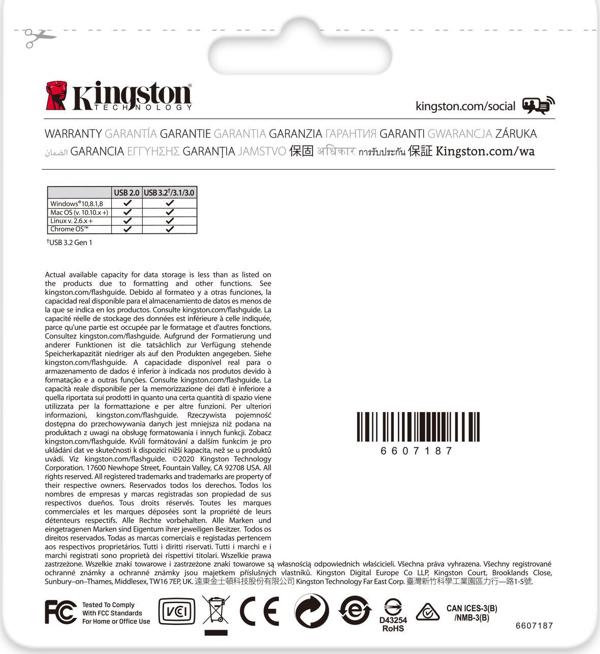 Pendrive Kingston PENDRIVE FD-64/DTXM-KINGSTON 64GB USB 3.2 Gen 1