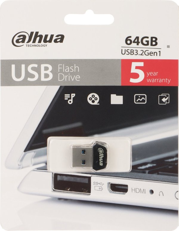 Pendrive Dahua Technology USB-U166-31-64G, 64 GB  (USB-U166-31-64G)