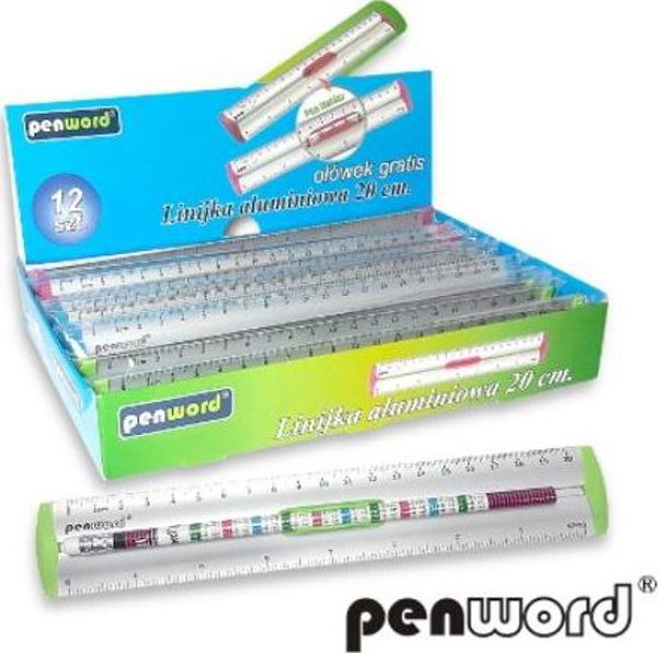 Penword Χάρακας Αλουμινίου με Λαβή 20cm - J30430A20