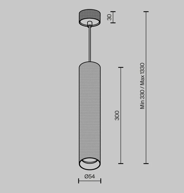PENDANT LAMP ARTISAN GU10 10W MG