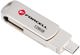 Pendrive 128GB USB 3.2 Gen 1 (USB A / USB C) FORCELL F-Data Metal Duo ασημί