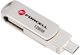 Pendrive 128GB USB 3.2 Gen 1 (USB A / USB C) FORCELL F-Data Metal Duo ασημί
