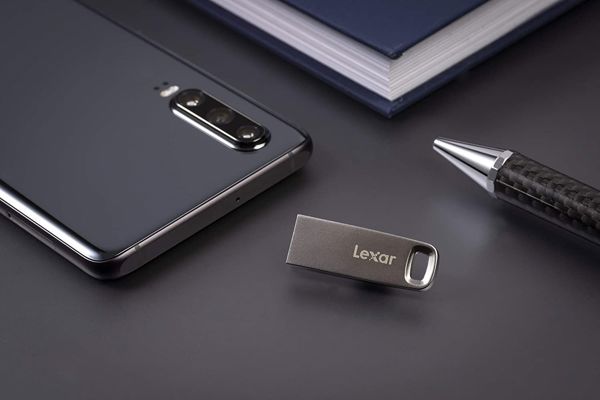 Lexar JumpDrive M45 pendrive, 128 GB (LJDM45-128ABSL)