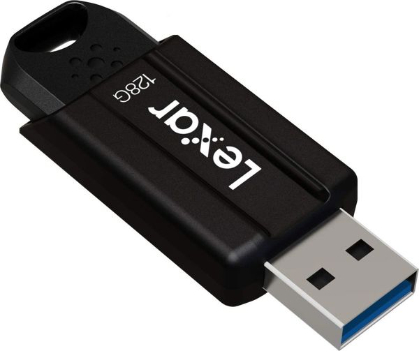 Lexar JumpDrive S80 USB 3.1 Flash Drive 128GB, Ταχύτητα 150MB/s, Μαύρο