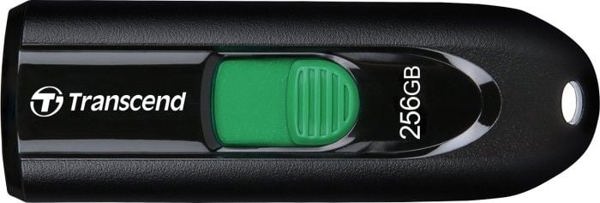 Transcend JetFlash 790C USB Flash Drive, 256GB, USB 3.2 Gen 1, Type-C, Αναδιπλούμενο, Μαύρο