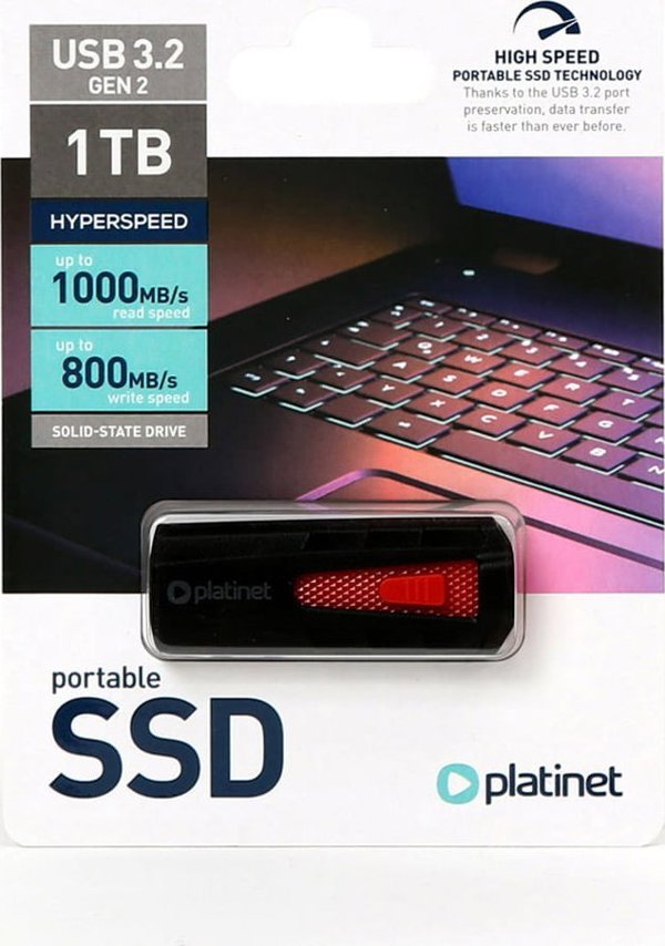 Pendrive Platinet PMFSSD1000, 1 TB (PMFSSD1000)