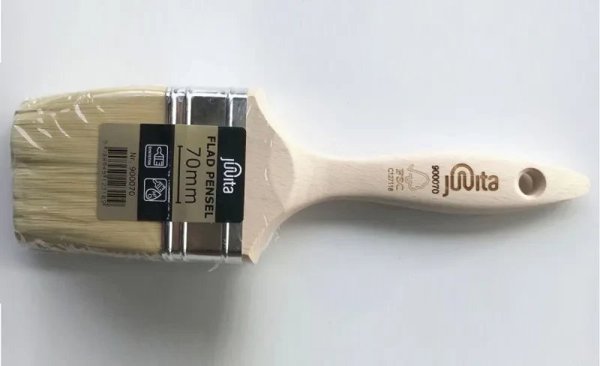 KAEM Συνθετικό Πινέλο Επίπεδο 70x20mm για Χρώματα και Βερνίκια