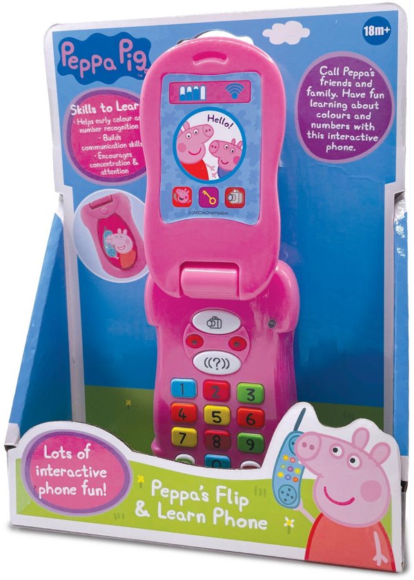 PEPPA FLIP AND LEARN PHONE DK SE NO FI