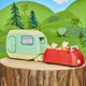 Peppa Pig PEPPA PIG Playset Peppas Caravan