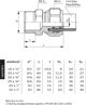 Perfexim Βιδωτός Σύνδεσμος GZ 20mm x 1/2" - Υδραυλική Σύνδεση Υψηλής Πίεσης (61-001-2015-000)