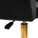 Activeshop Περιστρεφόμενη Καρέκλα 4Rico QS-BL14G, Βελούδινη, Μαύρο Χρώμα