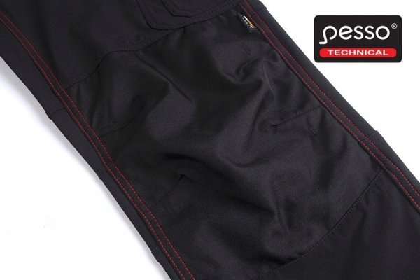 Pesso Εργασιακά παντελόνια STRETCH Mercury, μαύρο C48