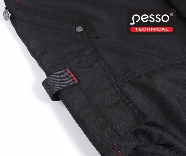 Pesso Εργασιακά παντελόνια STRETCH Mercury, μαύρο C48