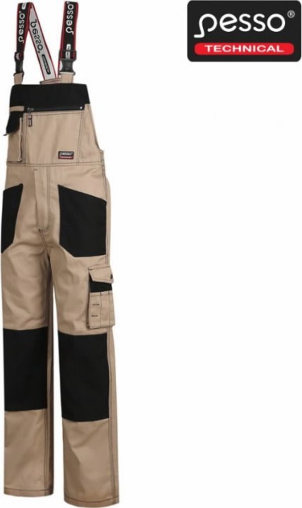 Pesso Εργατική φόρμα Pesso Twill, άμμος 50/176