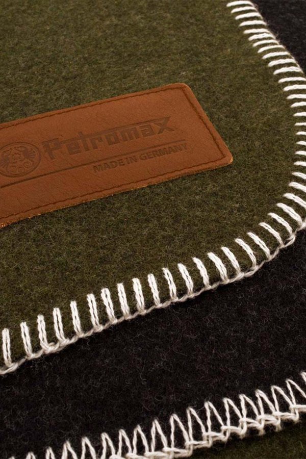 Κουβέρτα από Μαλλί Προβάτου Petromax 150 x 200 cm Moss