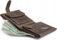 Peterson Ανδρικό κατακόρυφο πορτοφόλι από δέρμα nubuck με Rfid