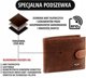 Peterson Ανδρικό κατακόρυφο πορτοφόλι από δέρμα nubuck με Rfid