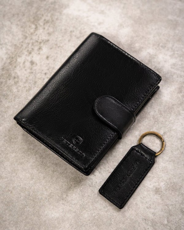 Peterson Gift Set: Κομψό δερμάτινο ανδρικό πορτοφόλι και μπρελόκ Lumarko! 14269824 5903051192210