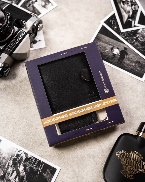 Peterson Gift Set: Κομψό δερμάτινο ανδρικό πορτοφόλι και μπρελόκ Lumarko! 14269824 5903051192210