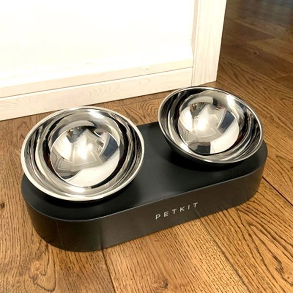Petkit Fresh Nano Metal Μπολ Φαγητού για Κατοικίδια, Ανοξείδωτο Ατσάλι, 480ml, Μαύρο