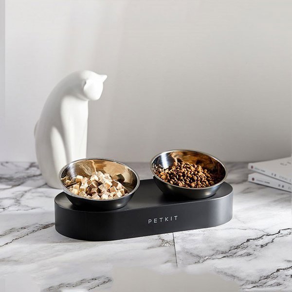 Petkit Fresh Nano Metal Μπολ Φαγητού για Κατοικίδια, Ανοξείδωτο Ατσάλι, 480ml, Μαύρο