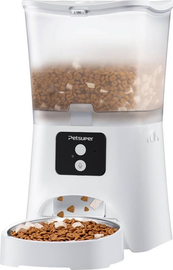 Petsuper Έξυπνος διανομέας τροφής Petsuper PF02-2 WiFi 3L (λευκό)