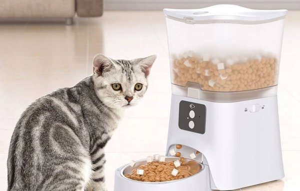 Petsuper Έξυπνος διανομέας τροφής Petsuper PF02-2 WiFi 3L (λευκό)