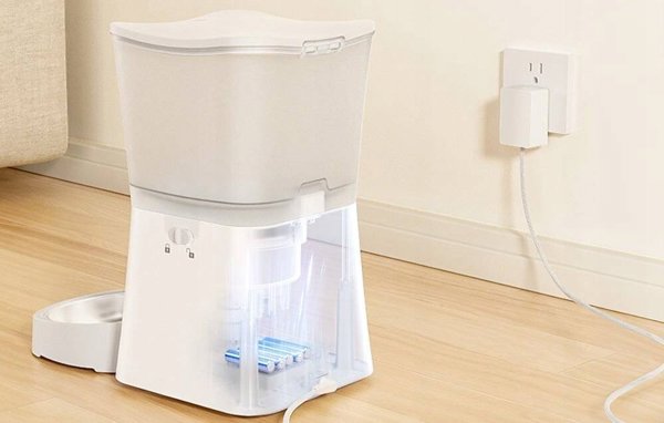 Petsuper Έξυπνος διανομέας τροφής Petsuper PF02-2 WiFi 3L (λευκό)