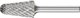 φρέζα Pferd Kietmetalio PFERD HM KEL 1630/6 STEEL