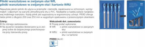 Pferd File set PFERD WF 541 WRU 250 H1